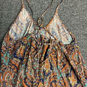 Umgee Multicolor Paisley Camisole Dress